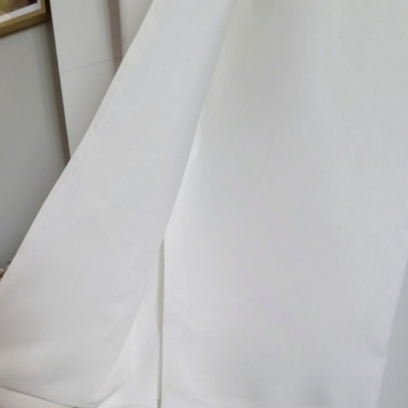 Jay Godfrey Kingston V-neck Wrap Gown, Size 8, White, NWT - Picture 7 of 12